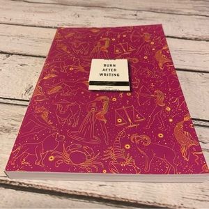 New “Burn After Writing” journal personal journal astrology cover